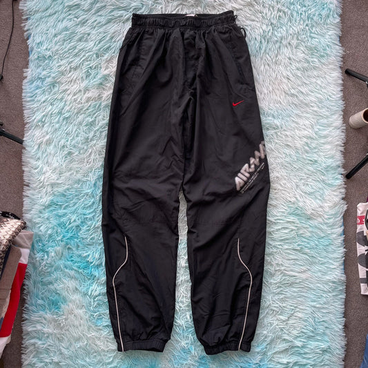 Vintage 00s Black Nike AirMax 360 Tracksuit Bottoms - Largw