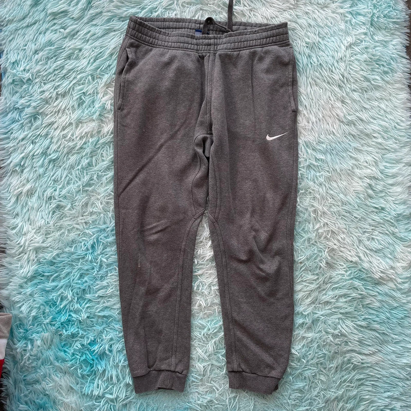 Grey Nike Joggers Jogging Bottoms - Medium