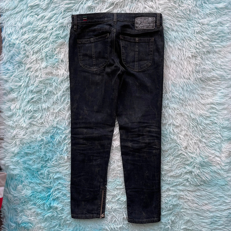 Dark Navy Diesel Jeans Sequined Zivy - W28 L30