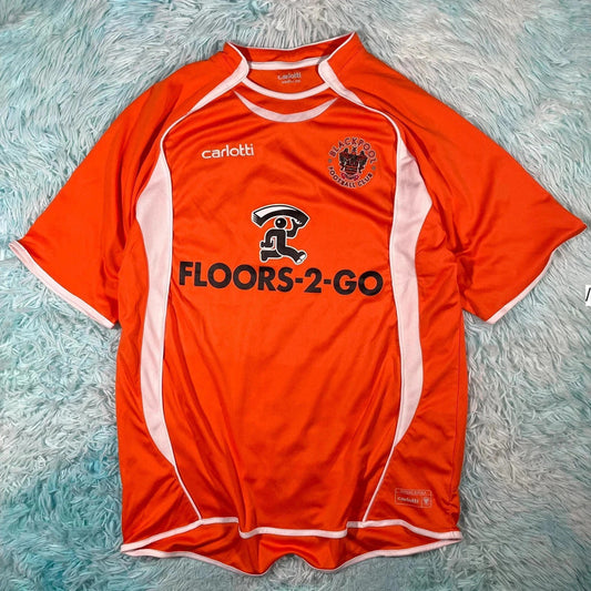 Vintage 2007-08 Blackpool Shirt Carlotti - Large