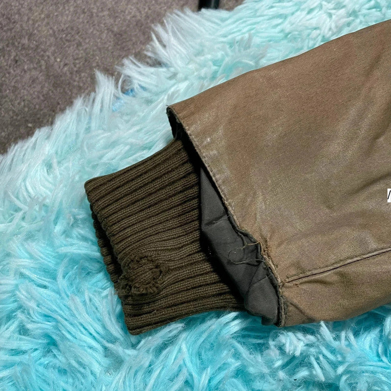 Vintage Brown Barbour Bedale Wax Jacket - Medium