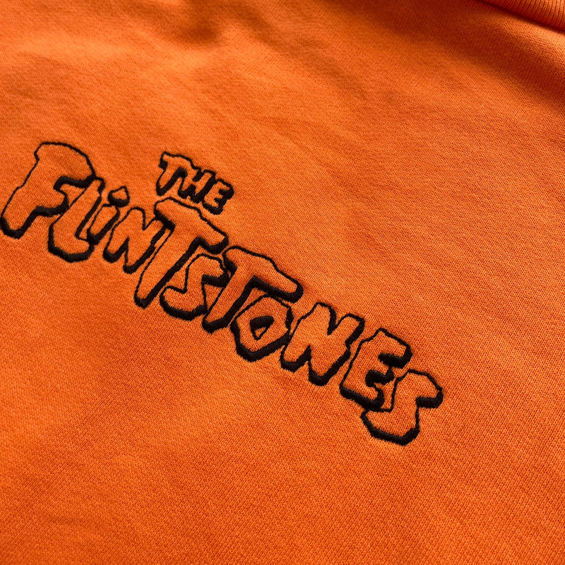 Orange Lazy Oaf The Flintstones Sweatshirt - Small