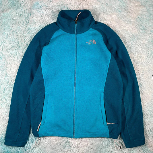 Blue & Navy The North Face Fleece Jumper Full Zip - Large