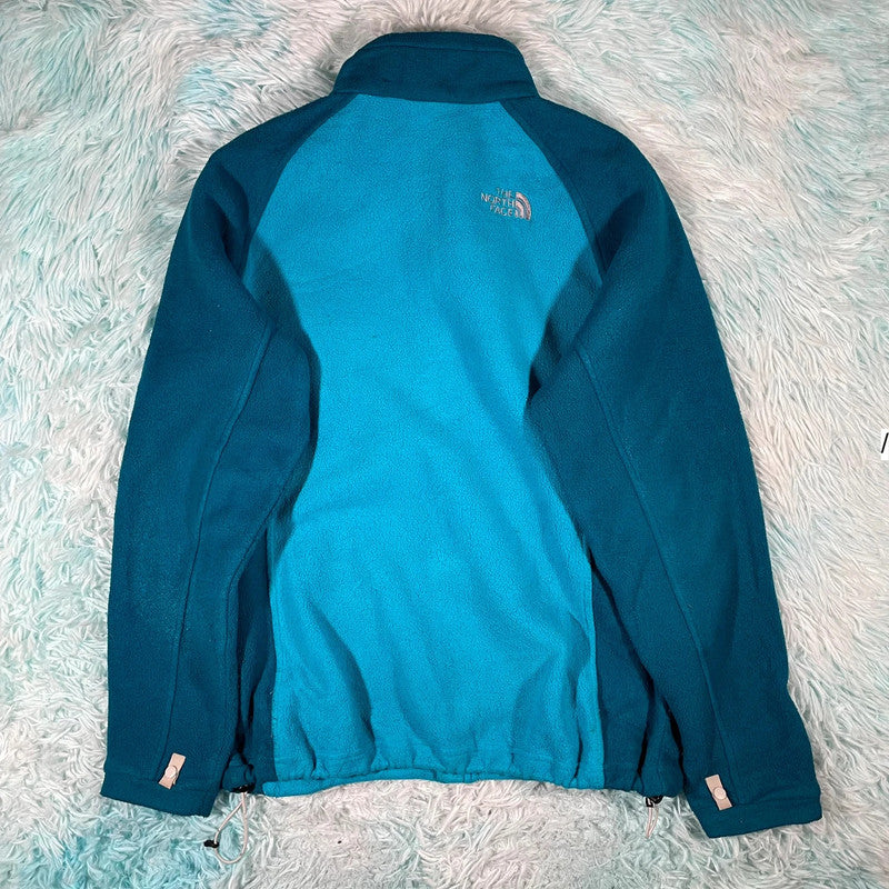 Blue & Navy The North Face Fleece Jumper Full Zip - Large