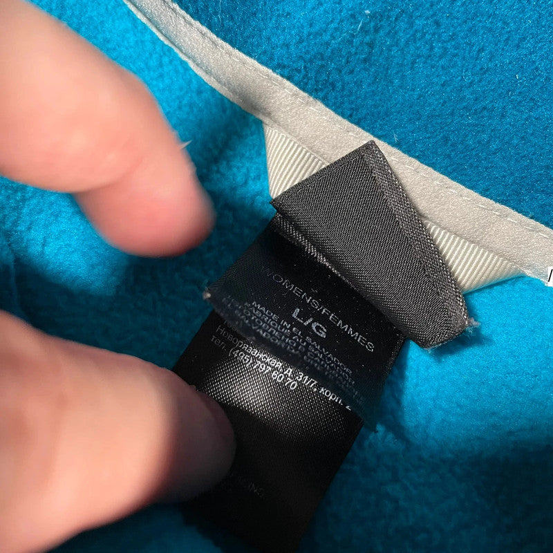 Blue & Navy The North Face Fleece Jumper Full Zip - Large