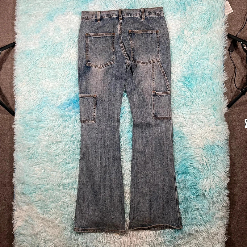 Vintage 00s Bootcut Worker Jeans - Small