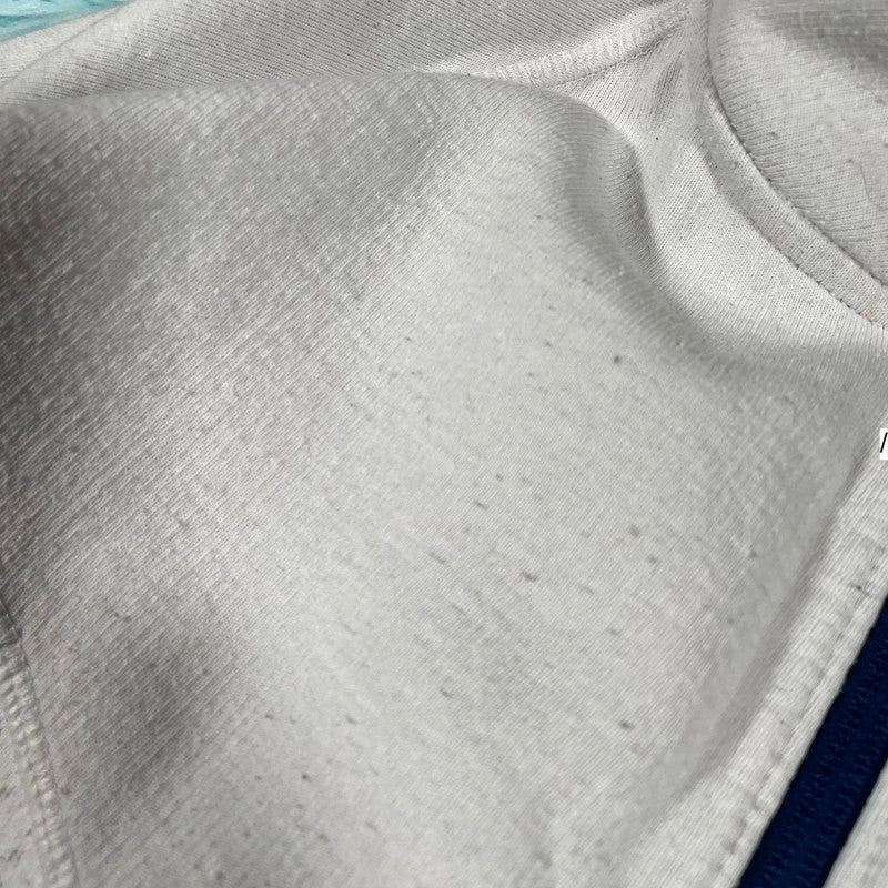 White Nike Full Zip Sweatshirt - Medium