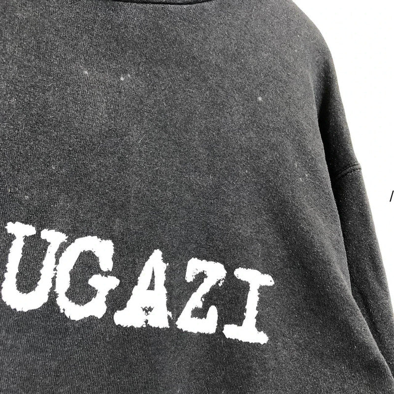 Vintage 90s Black Fugazi Band Hoodie Screen Stars - XL