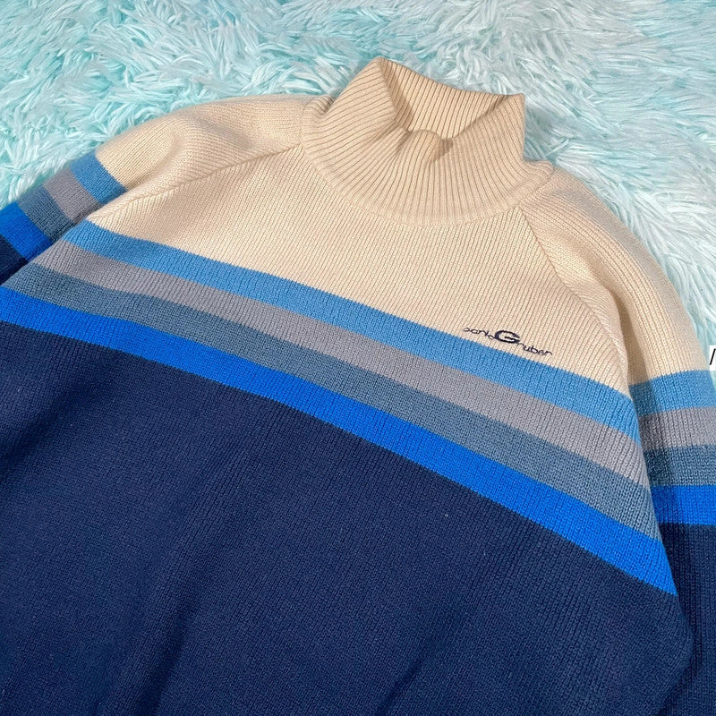 Vintage 70s Carlo Gruber Knitted Jumper - Small