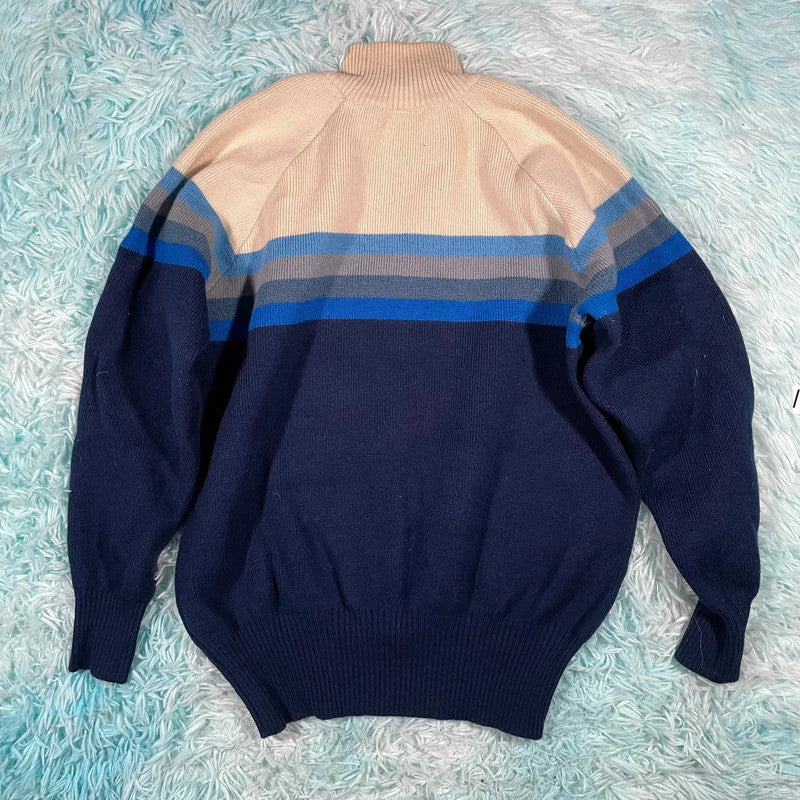 Vintage 70s Carlo Gruber Knitted Jumper - Small