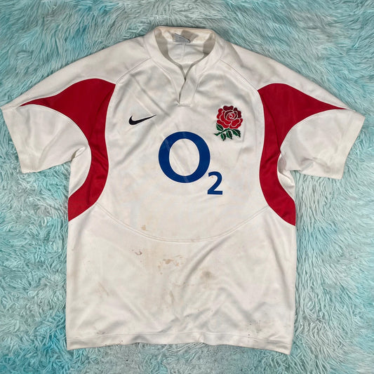 Vintage 2003 England Rugby Shirt Nike - Medium