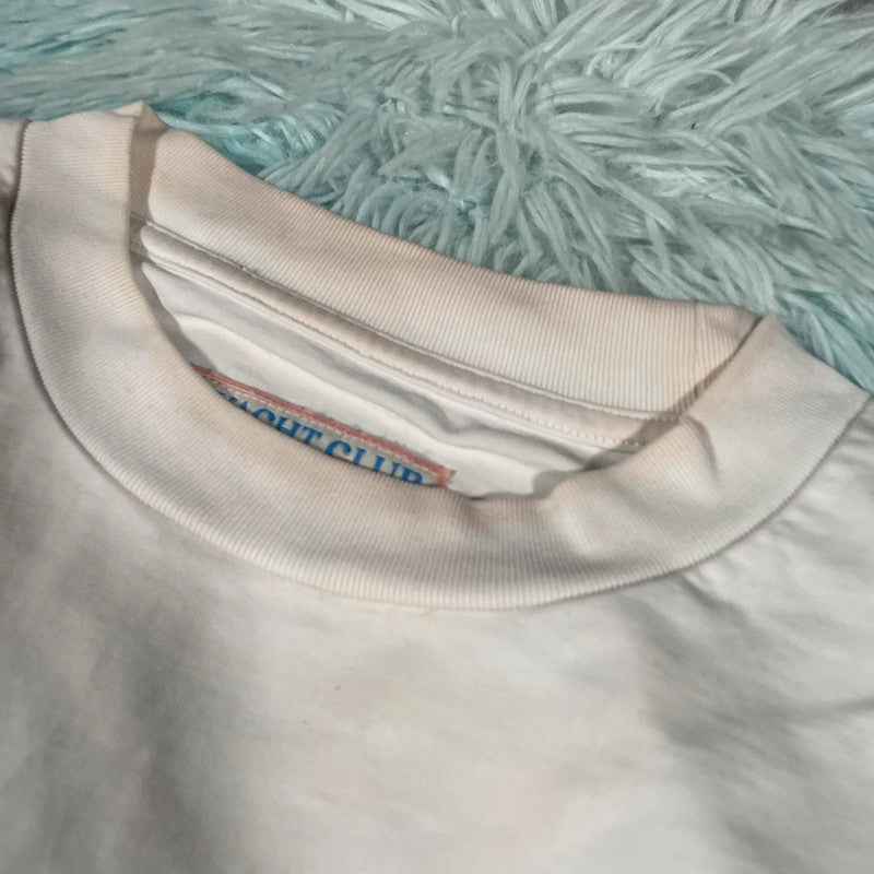 White Soho Yacht Club T Shirt Graphic Heavyweight - XL