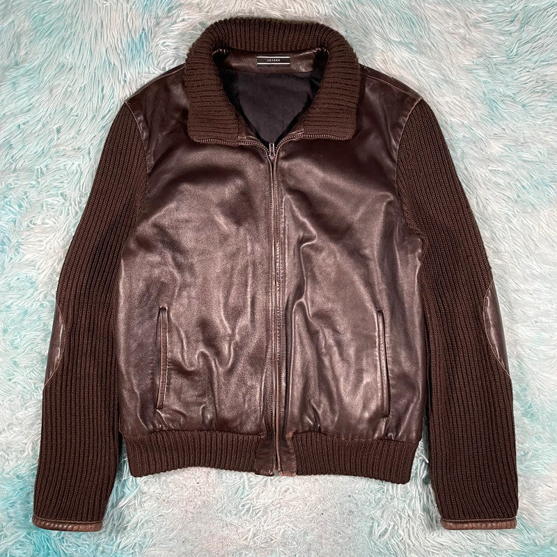 Vintage Y2K Brown Joseph Leather Jacket - Large