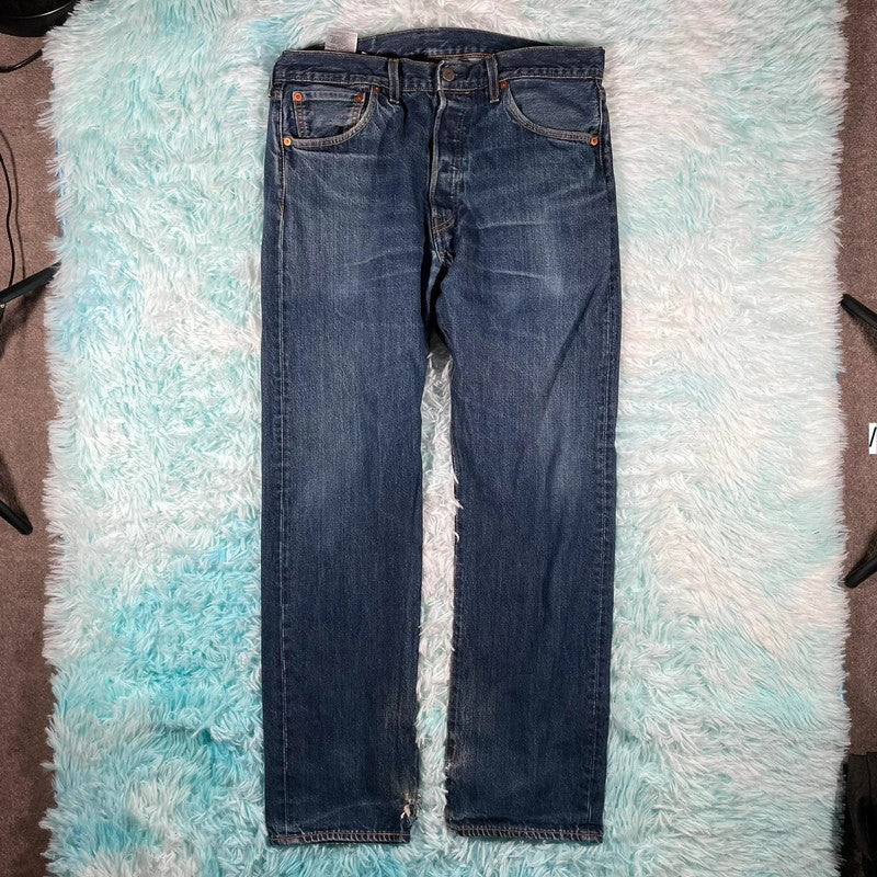 Blue Levi’s 501 Premium Jeans Straight Leg - W34 L30