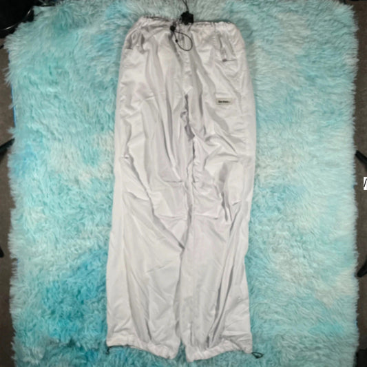 White iets frans Parachute Pants Bottoms Urban Outfitters - XS