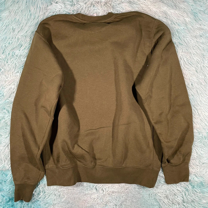 Khaki Nike Sweatshirt plain - Medium