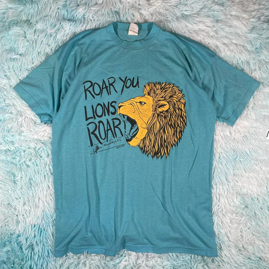 Vintage 1988 80s Millwall Graphic T Shirt - Large