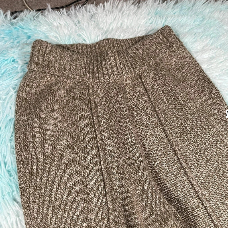 Khaki Claudie Pierlot Flares Trousers - Size 1