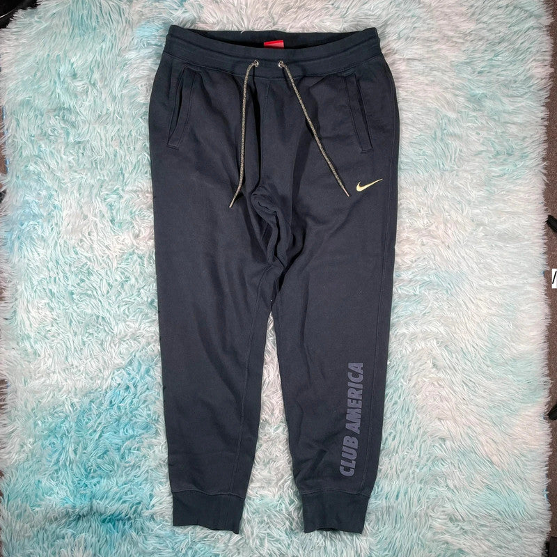 Navy Nike Jogging Bottoms - Large