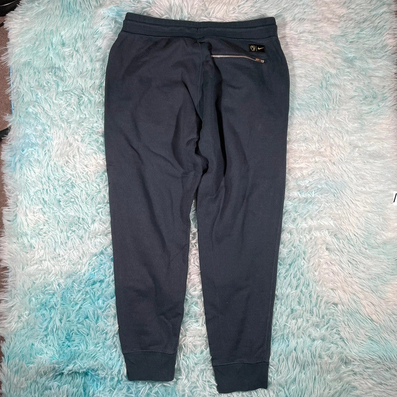 Navy Nike Jogging Bottoms - Large