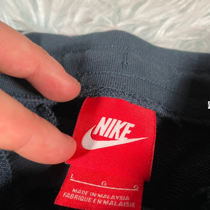 Navy Nike Jogging Bottoms - Large