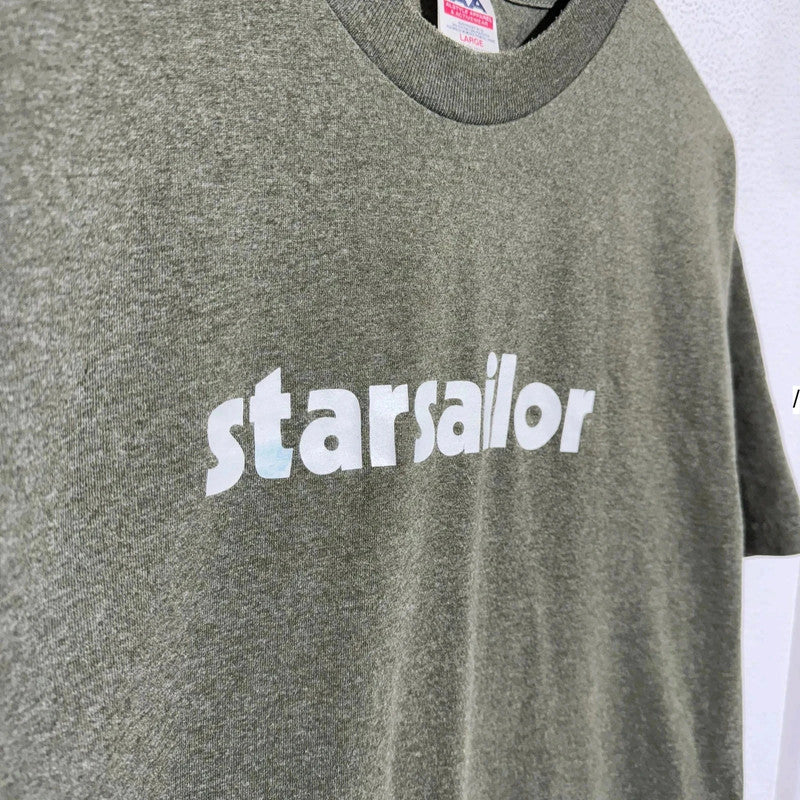 Vintage Khaki Starsailor Graphic T Shirt - Large