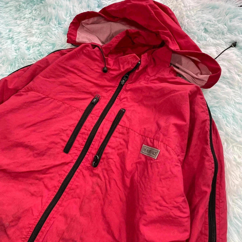 Vintage 90s Red The Face Fleece Lined Jacket - XL