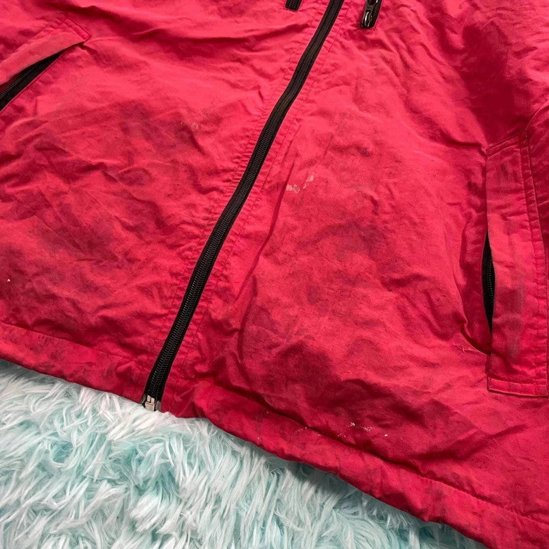 Vintage 90s Red The Face Fleece Lined Jacket - XL