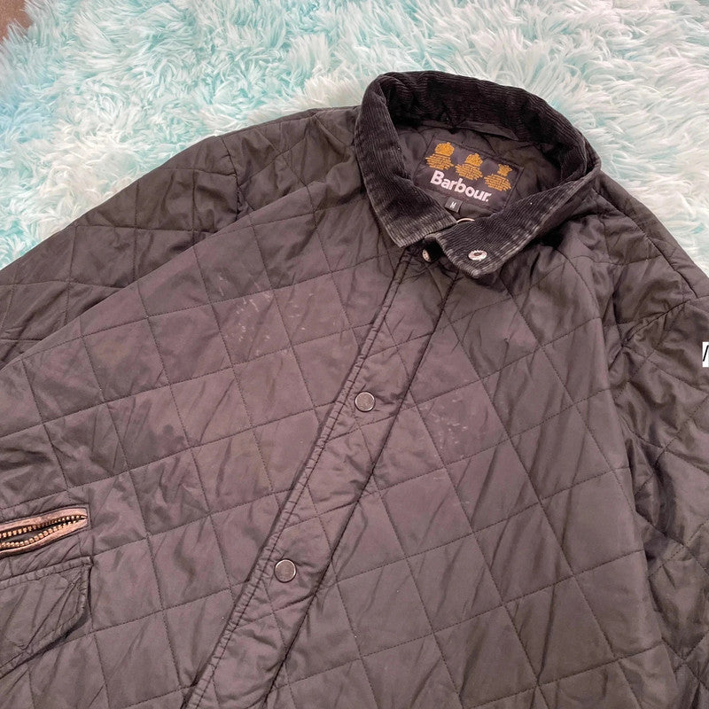 Black Barbour Quilted Jacket - Medium