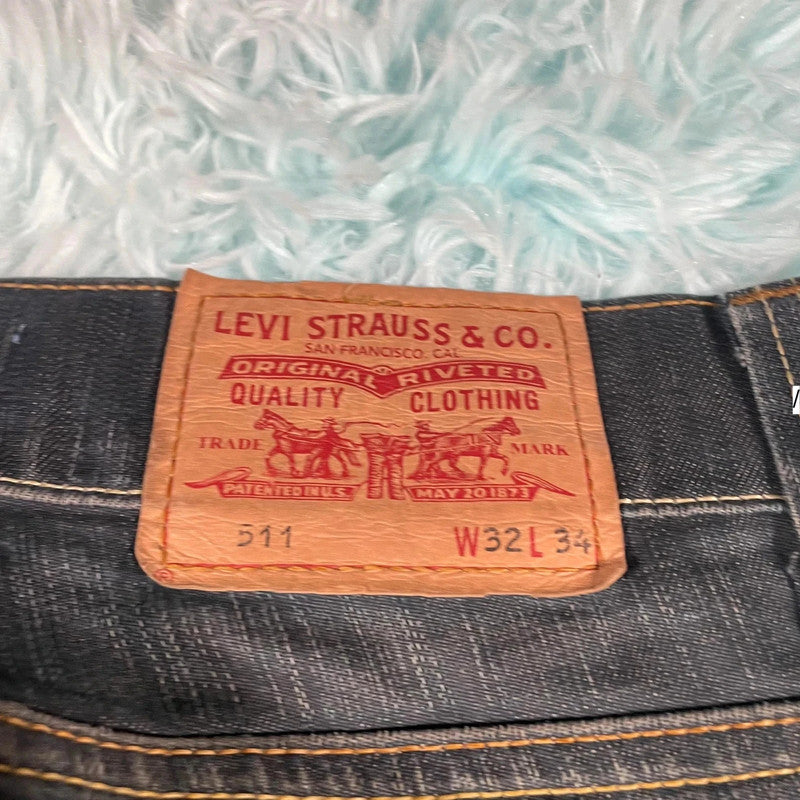 Vintage 00s Levi’s 511 Jeans Slim Fit - 32W 34L