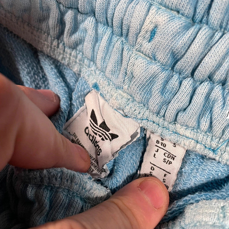Blue Adidas Baggy Jogging Bottoms - Size 8