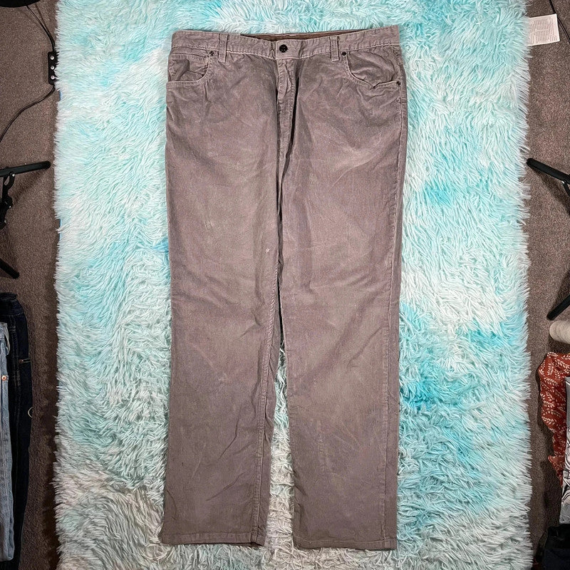 Grey Nike Corduroy Trousers Straight Leg Techinal 6.0 - W36