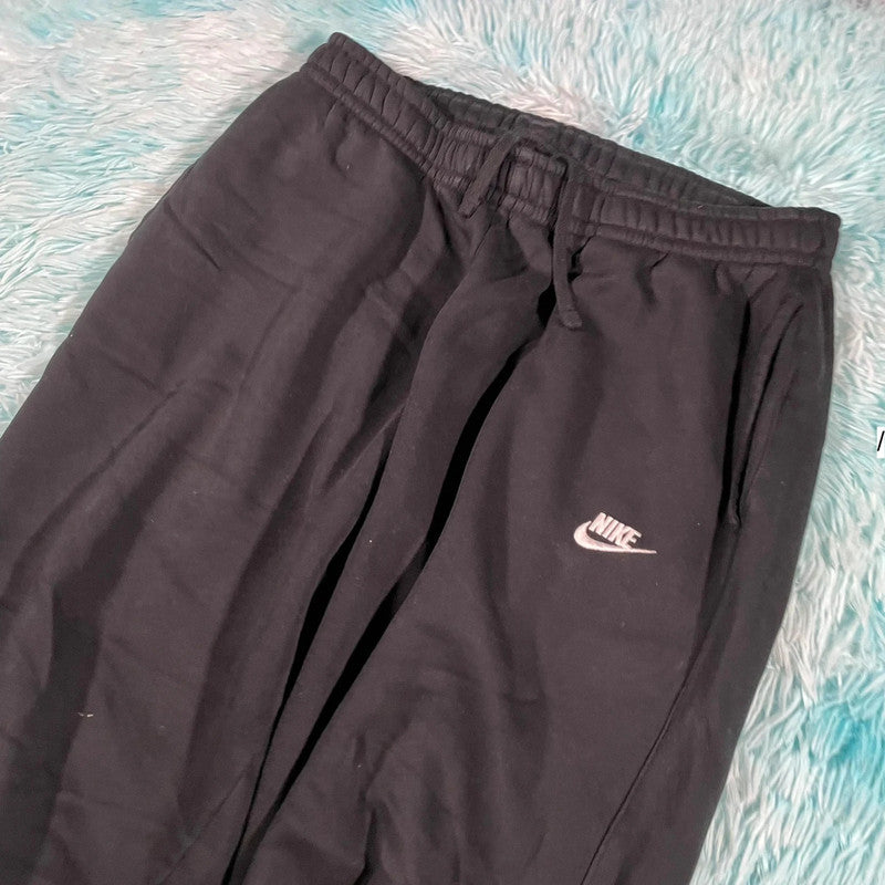 Black Nike Joggers Jogging Bottoms - Large