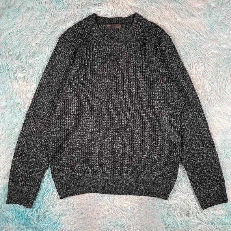 Dark Green Marks & Spencer Knitted Jumper - Large