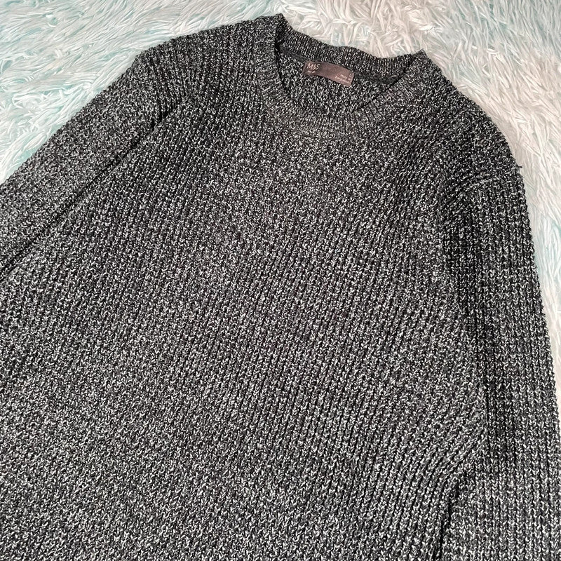 Dark Green Marks & Spencer Knitted Jumper - Large