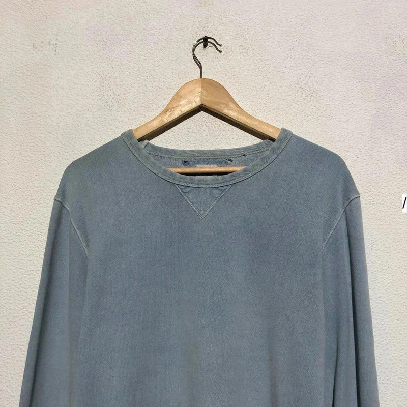 Vintage Light Blue CP Company Sweatshirt Plain - XXL