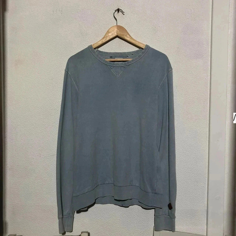 Vintage Light Blue CP Company Sweatshirt Plain - XXL