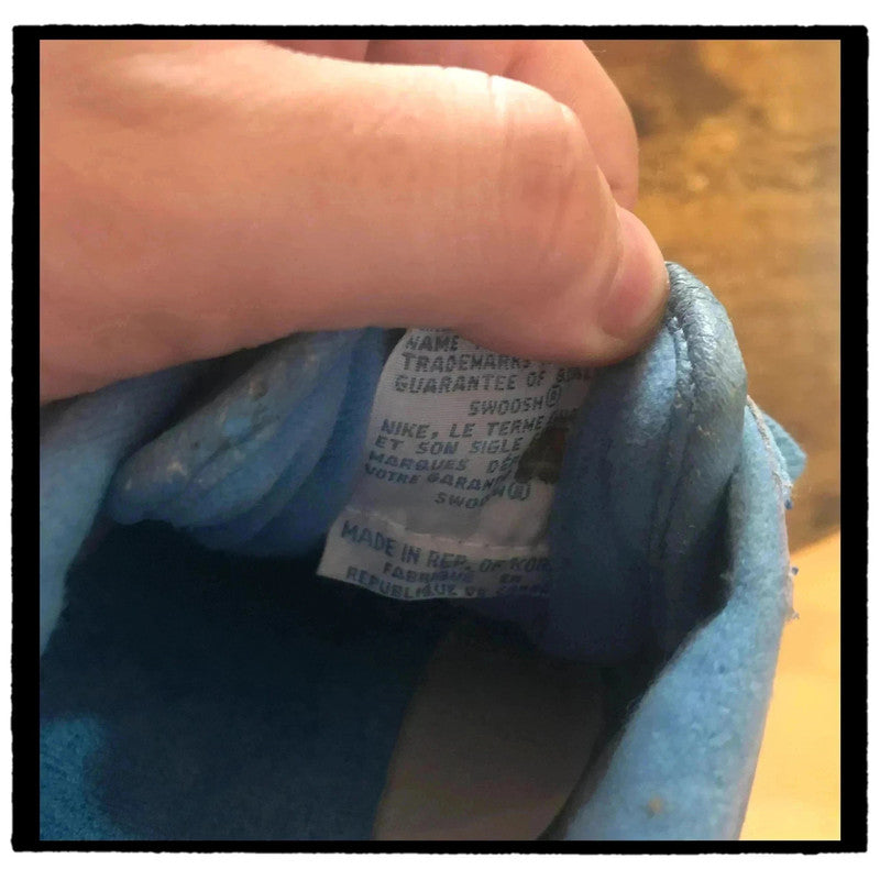 Deadstock 1980s 1986 Blue Nike Cheer Tennis Trainers - US10