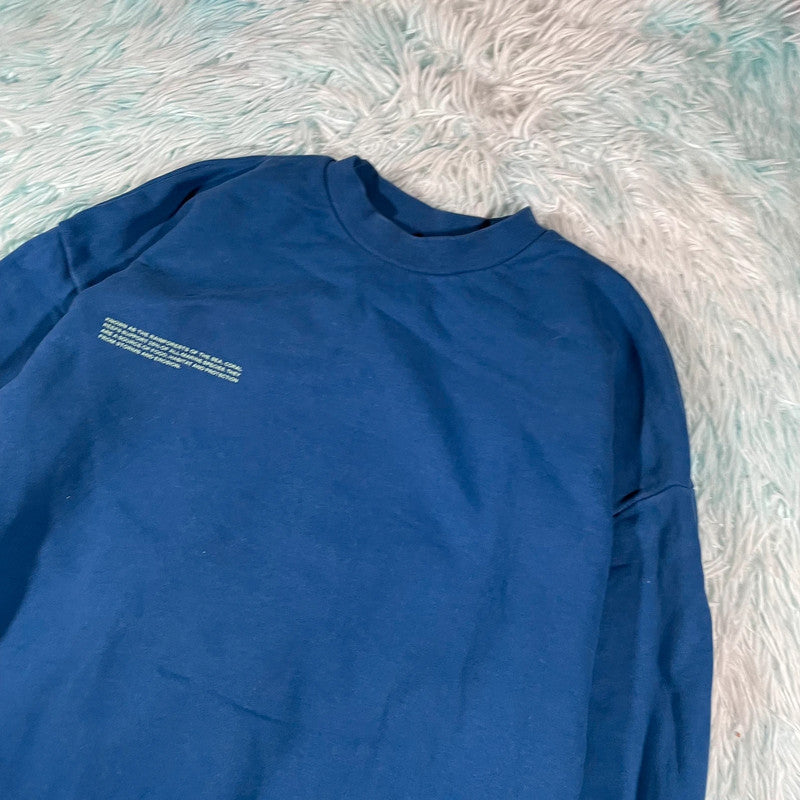 Blue Pangaia Sweatshirt - XS