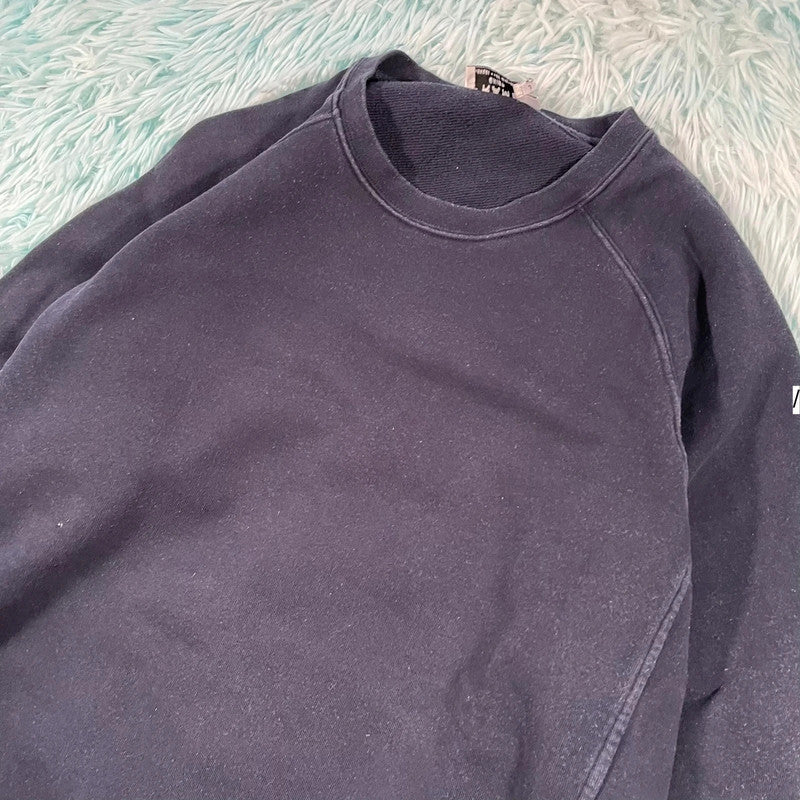 Dark Navy Frame Sweatshirt Plain - Large