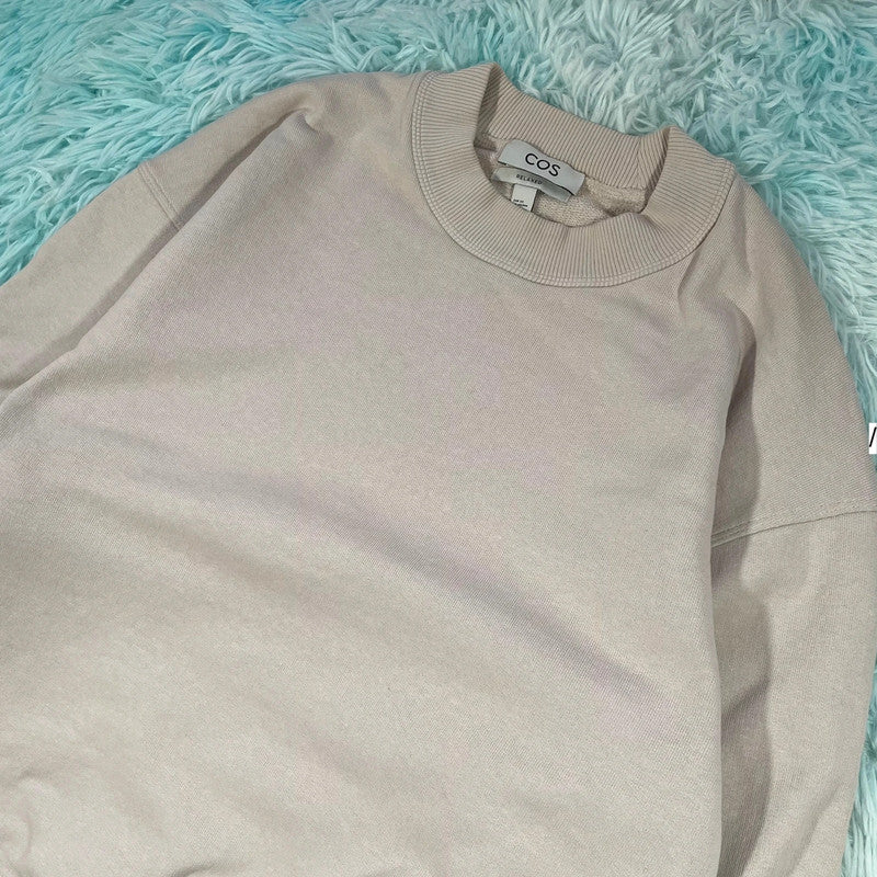 Cream Cos Baggy Sweatshirt - XS