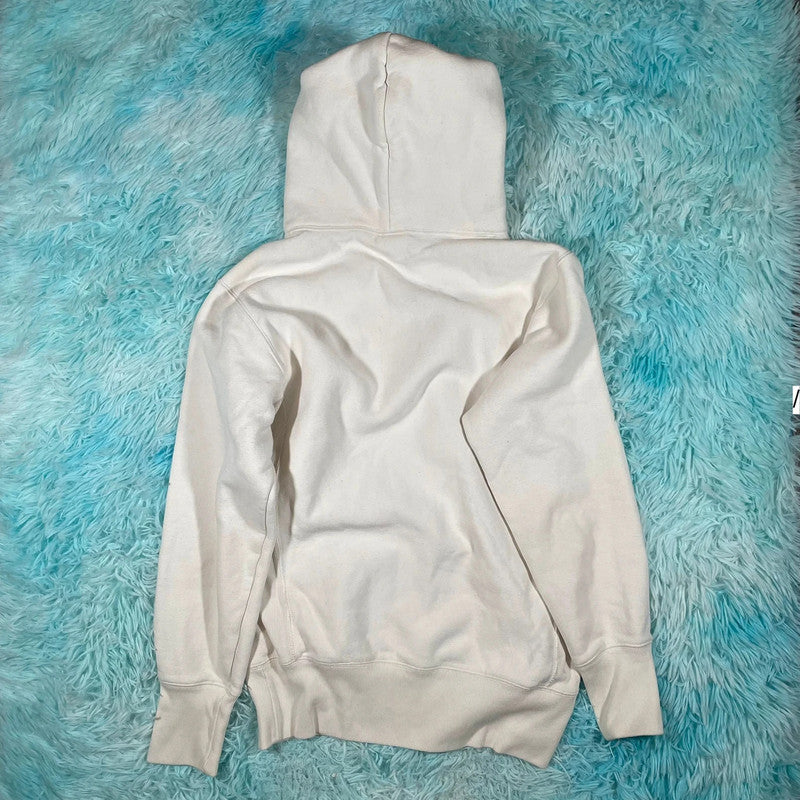 White Champion Reverse Weave Hoodie - Medium