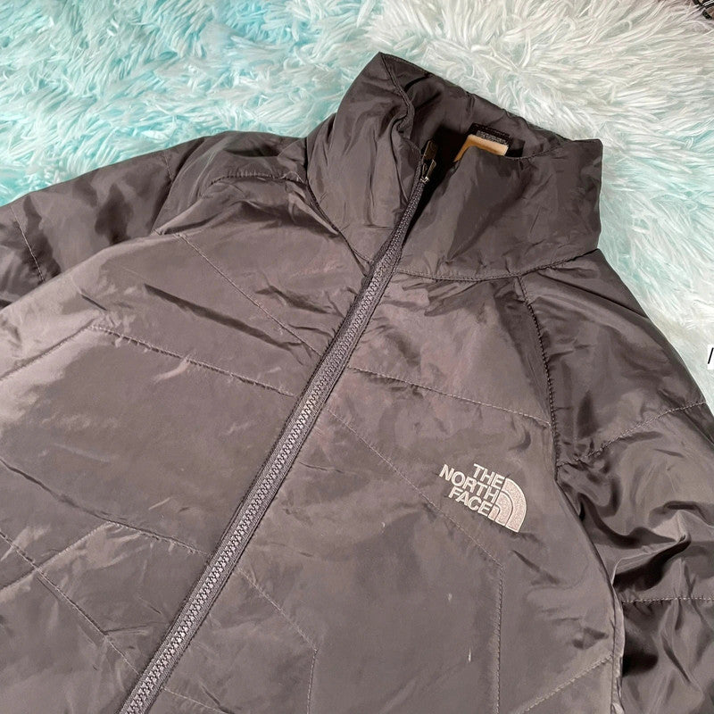 Black The North Face Light Puffer Jacket - Small