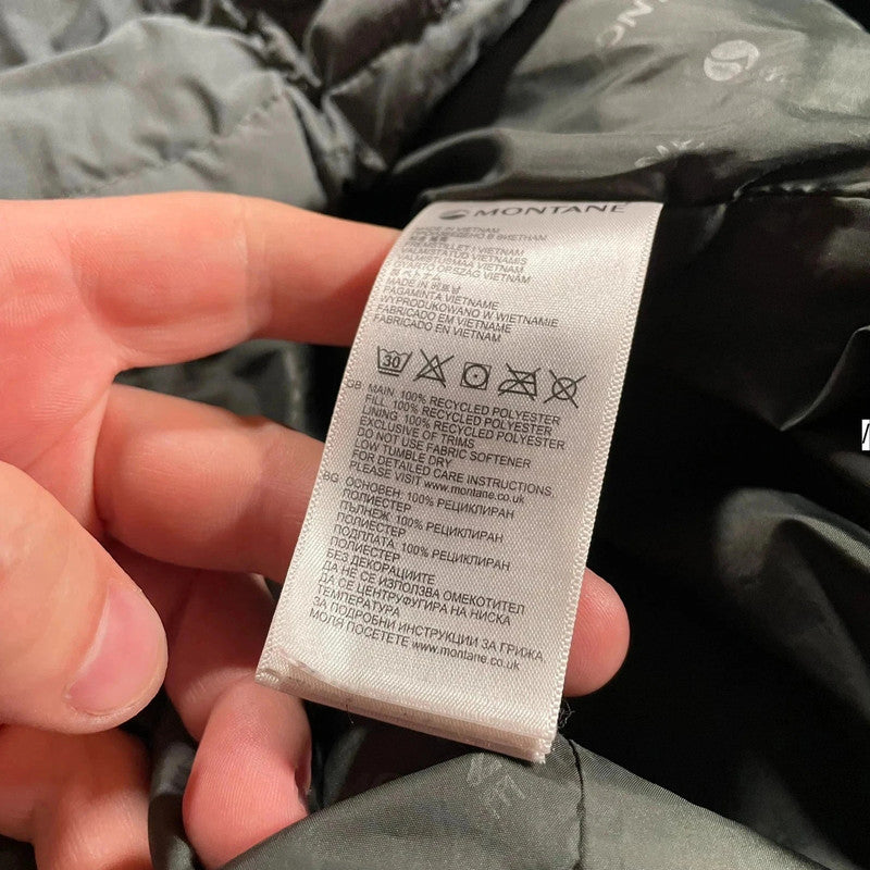 Grey Montane Puffer Jacket - Small