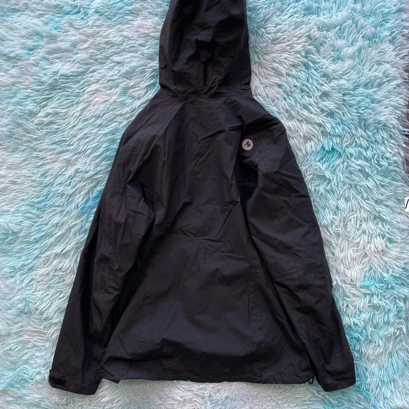 Black Marmot Waterproof Rain Jacket - Medium