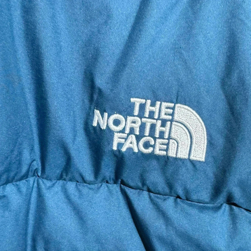 Blue The North Face Puffer Jacket - Large