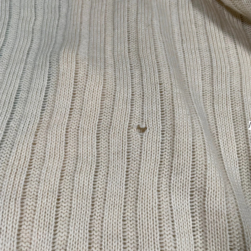 Vintage 90s Cream Crissandro Paris Cardigan - small