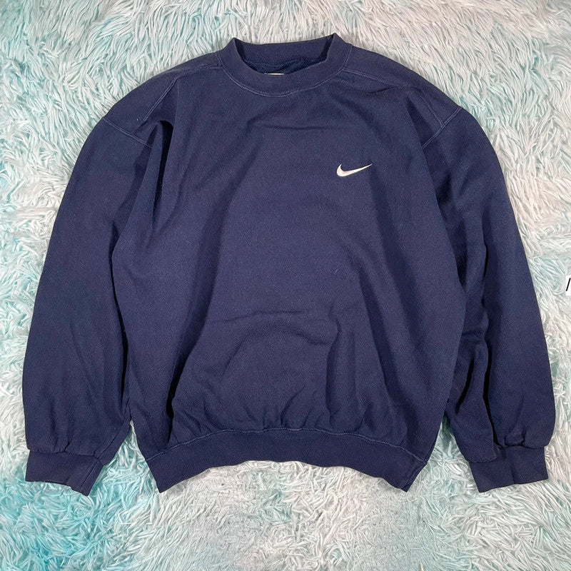 Vintage 90s Navy Nike Sweatshirt - Small