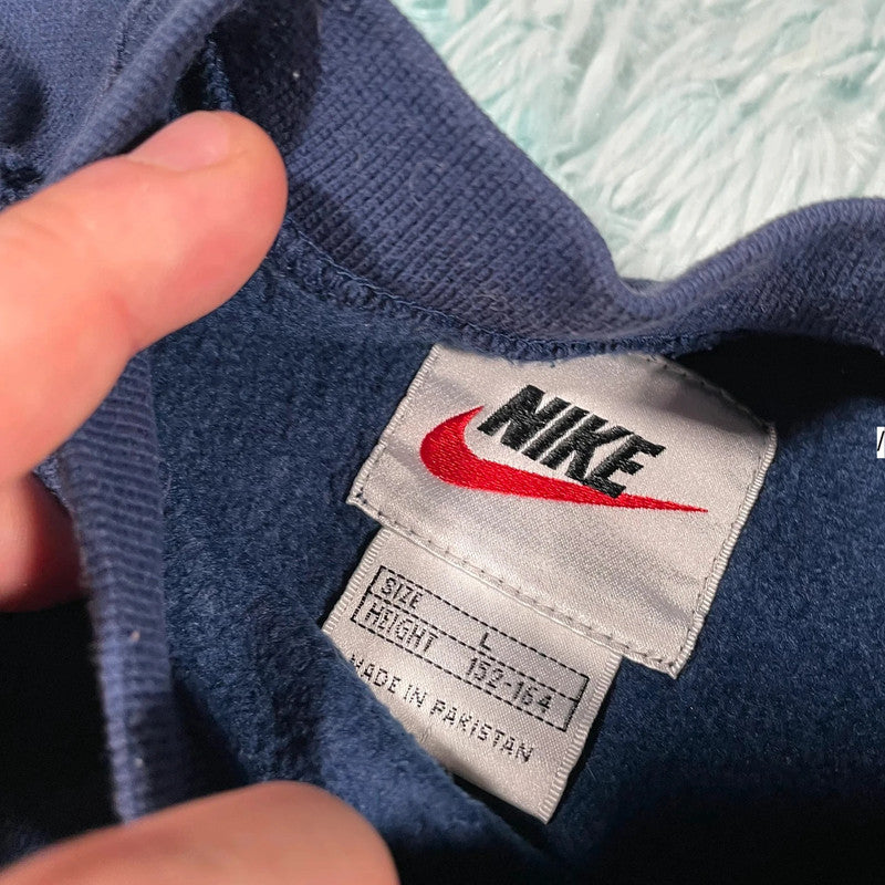 Vintage 90s Navy Nike Sweatshirt - Small