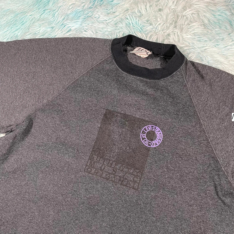 Vintage 90s Grey Levi’s Heavyweight T Shirt - Medium